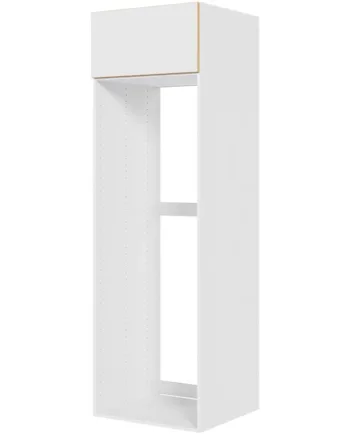 Multi-living Køkken Indbygningsskab   White Oak Line Til Køl  : 195   Cm  : 60   Cm Toplåge Bredde: 60 Cm