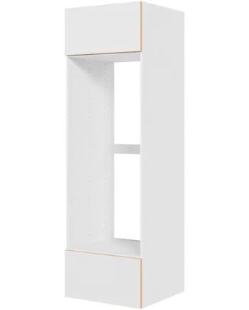 Multi-living Køkken Indbygningsskab   White Oak Line Til Køl  : 195   Cm  : 60   Cm Toplåge   Skuffe Med Deldudtræk Softluk Bredde: 60 Cm