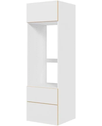 Multi-living Køkken Indbygningsskab   White Oak Line Til Ovn  : 195   Cm  : 60   Cm Deludtræk Softluk Bredde: 60 Cm