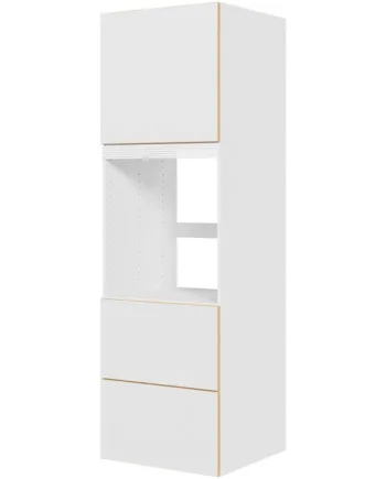 Multi-living Køkken Indbygningsskab   White Oak Line Til Ovn  : 195   Cm  : 60   Cm   Låge     Skuffer Fuldudtræk Og Softclose Bredde: 60 Cm