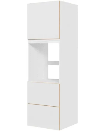Multi-living Køkken Indbygningsskab   White Oak Line Til Ovn  : 195   Cm  : 60   Cm   Låger   Skuffe Look Bredde: 60 Cm