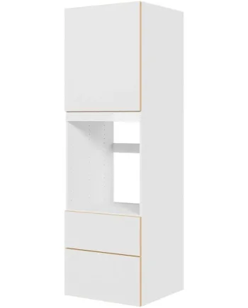 Multi-living Køkken Indbygningsskab   White Oak Line Til Ovn  : 195   Cm  : 60   Cm Deleudtræk Softluk Bredde: 60 Cm