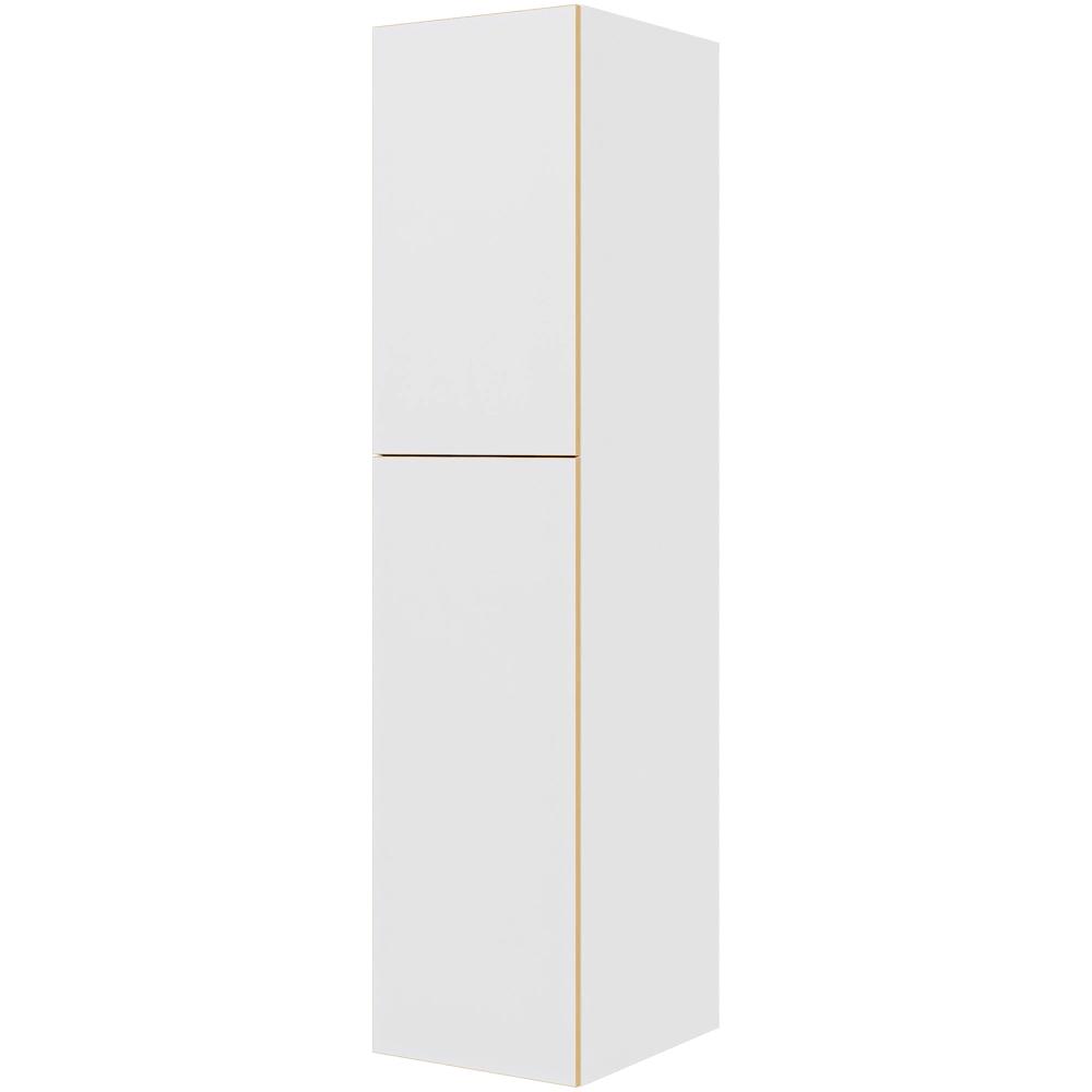 Multi-living Køkken Ekstra Højt Hyldeskab White Oak Line : 214 Cm : 60 Cm Delt Låge Inklusiv Hylder Bredde: 50 Cm