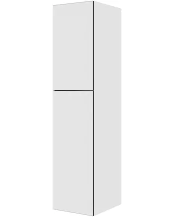 Multi-living Køkken Ekstra Højt Kosteskab    White Black Line  : 214   Cm  : 60   Cm Inklusiv   Hylde    Trådreol    Slangeholder Bredde: 50 Cm