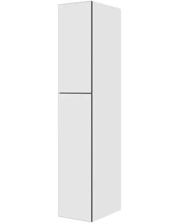 Multi-living Køkken Ekstra Højt Kosteskab    White Black Line  : 214   Cm  : 60   Cm Inklusiv   Hylde    Trådreol    Slangeholder Bredde: 40 Cm