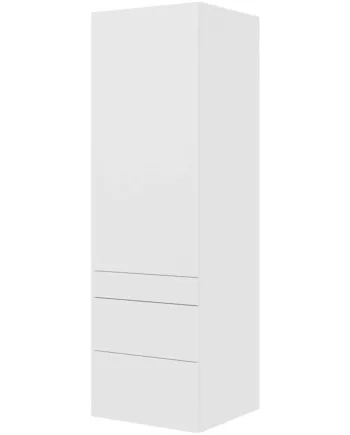 Multi-living Køkken Garderobeskab   Malet Hvid Front  : 195   Cm  : 60   Cm   Låge Og   Skuffer Fuldudtræk Softclose Bredde: 60 Cm