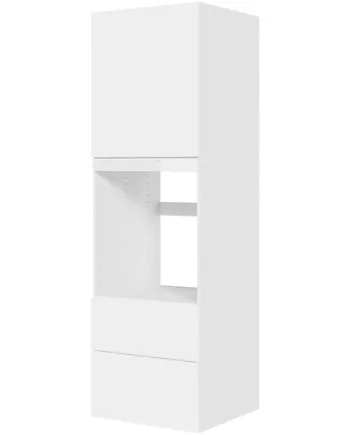 Multi-living Køkken Indbygningsskab   Cibo Bianco Til Ovn  : 195   Cm  : 60   Cm   Låge     Skuffer Fuldudtræk Softluk Bredde: 60 Cm