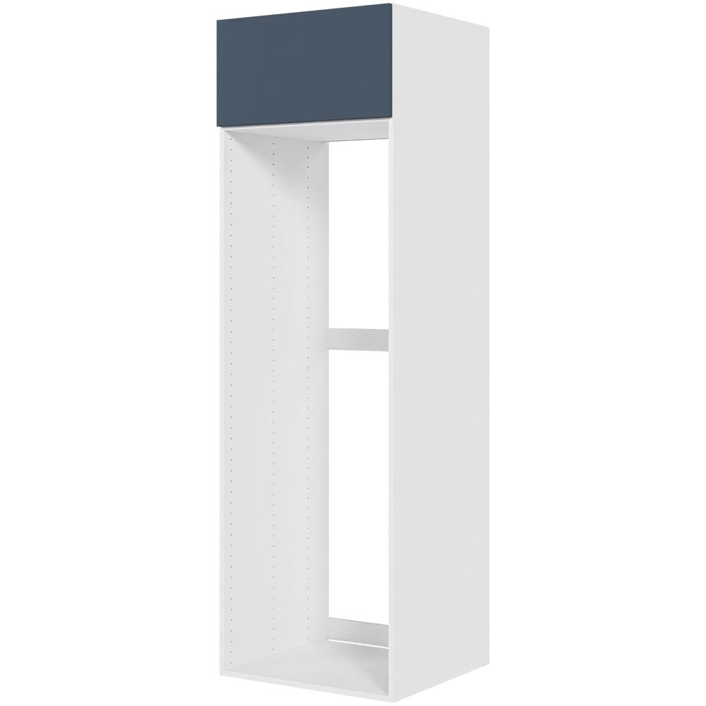 Multi-living Køkken Indbygningsskab Cibo Blue Til Køl : 195 Cm : 60 Cm Toplåge Bredde: 60 Cm