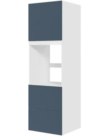 Multi-living Køkken Indbygningsskab   Cibo Blue Til Ovn  : 195   Cm  : 60   Cm   Låge     Skuffer Fuldudtræk Og Softclose Bredde: 60 Cm