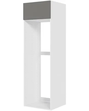 Multi-living Køkken Indbygningsskab   Cibo Grigio Til Køl  : 195   Cm  : 60   Cm Toplåge Bredde: 60 Cm