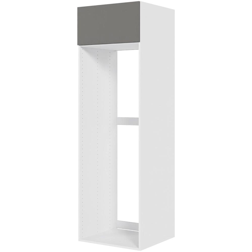 Multi-living Køkken Indbygningsskab Cibo Grigio Til Køl : 195 Cm : 60 Cm Toplåge Bredde: 60 Cm