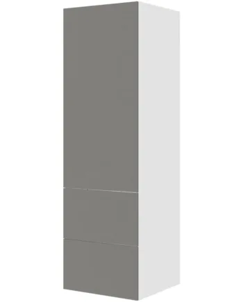 Multi-living Køkken Indbygningsskab   Cibo Grigio Til Køl  : 195   Cm  : 60   Cm  -delt Låge Med Skuffe Look Bredde: 60 Cm
