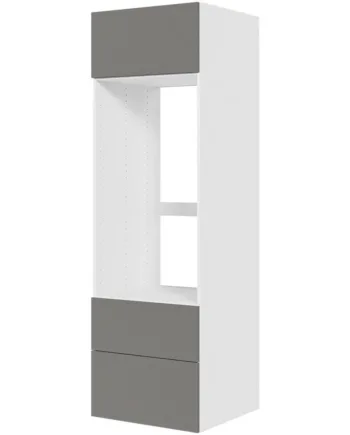 Multi-living Køkken Indbygningsskab   Cibo Grigio Til Ovn  : 195   Cm  : 60   Cm Fuldtudtræk Softluk Bredde: 60 Cm