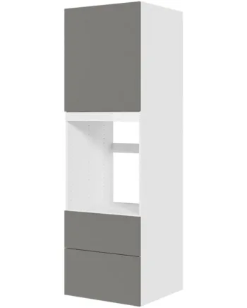 Multi-living Køkken Indbygningsskab   Cibo Grigio Til Ovn  : 195   Cm  : 60   Cm   Låge     Skuffer Fuldudtræk Softluk Bredde: 60 Cm