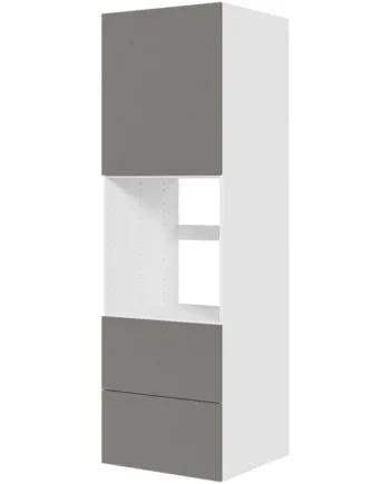 Multi-living Køkken Indbygningsskab   Cibo Grigio Til Ovn  : 195   Cm  : 60   Cm   Skuffer Fuldudtræk Softluk Bredde: 60 Cm