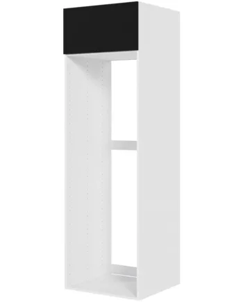 Multi-living Køkken Indbygningsskab   Cibo Nero Til Køl  : 195   Cm  : 60   Cm Toplåge Bredde: 60 Cm