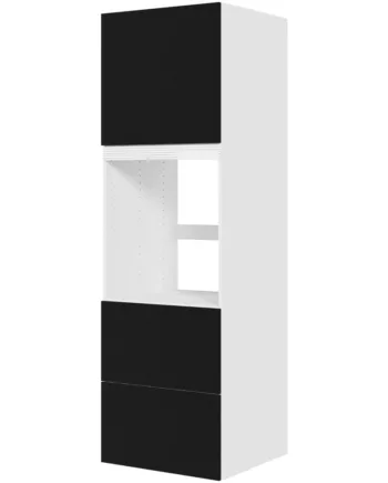 Multi-living Køkken Indbygningsskab   Cibo Nero Til Ovn  : 195   Cm  : 60   Cm   Låge     Skuffer Fuldudtræk Og Softclose Bredde: 60 Cm