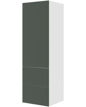 Multi-living Køkken Indbygningsskab   Cibo Verde Til Køl  : 195   Cm  : 60   Cm  -delt Låge Med Skuffe Look Bredde: 60 Cm