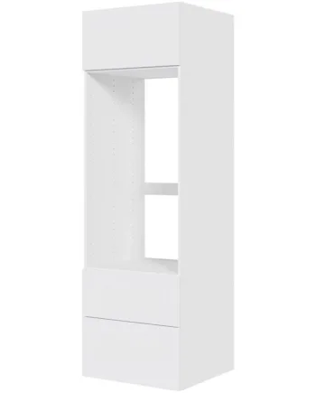Multi-living Køkken Indbygningsskab   Hvid Front Til Ovn  : 195   Cm  : 60   Cm Deludtræk Softluk Bredde: 60 Cm