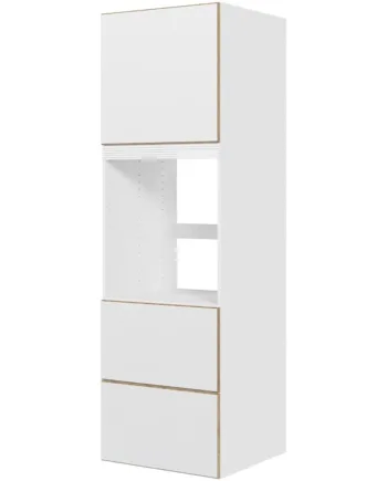 Multi-living Køkken Indbygningsskab   London Til Ovn  : 195   Cm  : 60   Cm   Låge     Skuffer Fuldudtræk Og Softclose Bredde: 60 Cm