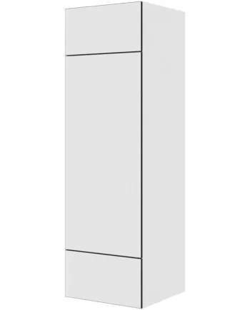 Multi-living Køkken Indbygningsskab   White Black Line Til Køl  :195   Cm  : 60   Cm Låge   Skuffe Fuldudtræk Softluk Bredde: 60 Cm