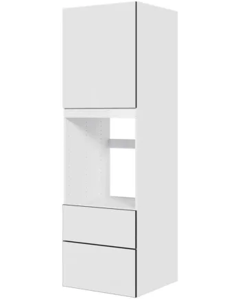 Multi-living Køkken Indbygningsskab   White Black Line Til Ovn  : 195   Cm  : 60   Cm   Låge     Skuffer Fuldudtræk Softluk Bredde: 60 Cm