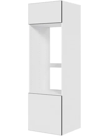 Multi-living Køkken Indbygningsskab   White Black Line Til Ovn  : 195   Cm  : 60   Cm Toplåger   Hyldeskab Bredde: 60 Cm