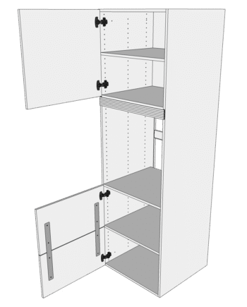 Multi-living Køkken Indbygningsskab   Wien Til Ovn  : 195   Cm  : 60   Cm   Låger   Skuffe Look Bredde: 60 Cm