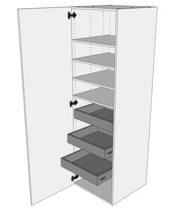 Multi-living Køkken Linnedskab   Wien  : 195   Cm  : 60   Cm Inklusiv   Hylder Samt   Bakker Bredde: 40 Cm