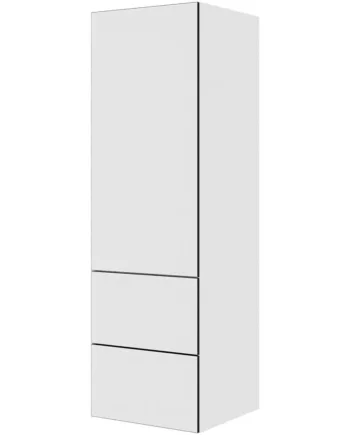 Multi-living Køkken Opbevaringsskab   White Black Line  : 195   Cm  : 60   Cm Fuldudtræk Softluk Bredde: 60 Cm