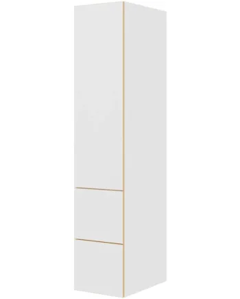 Multi-living Køkken Opbevaringsskab   White Oak Line  : 195   Cm  : 60   Cm Fuldudtræk Softluk Bredde: 40 Cm