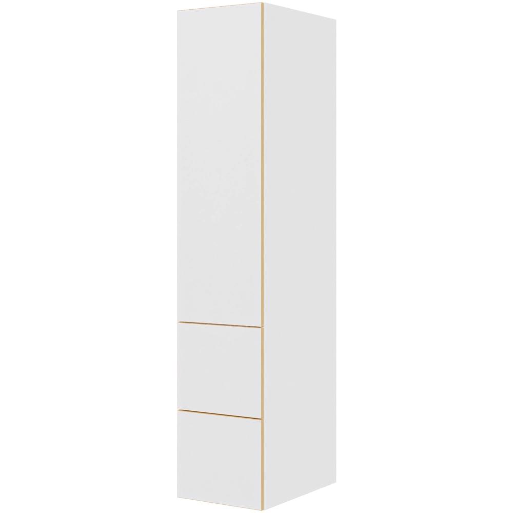 Multi-living Køkken Opbevaringsskab White Oak Line : 195 Cm : 60 Cm Fuldudtræk Softluk Bredde: 40 Cm