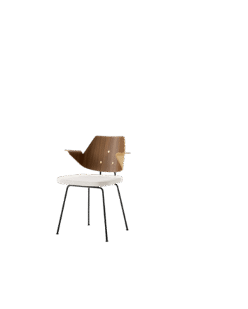 Tradition Rfh Rd7 Spisebordsstol Med Armlæn   Polstret Sæde Valnød Hallingdal 103