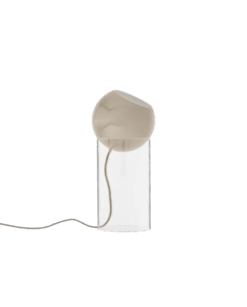 Tradition Topan Vp14 Gulvlampe Topan Floor Lamp Vp14 Klar Akryl Grå Beige