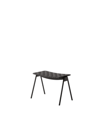 Tradition Ville Av46 Udendørs Fodskammel Varm Sort