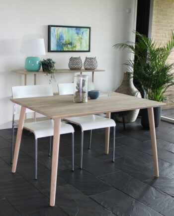 Acto Spisebord   Massiv Eg  80   120 Cm Olieret