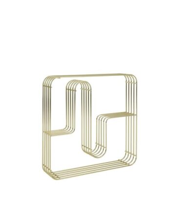 Aytm Curva Hyldedisplay Firkant Guld