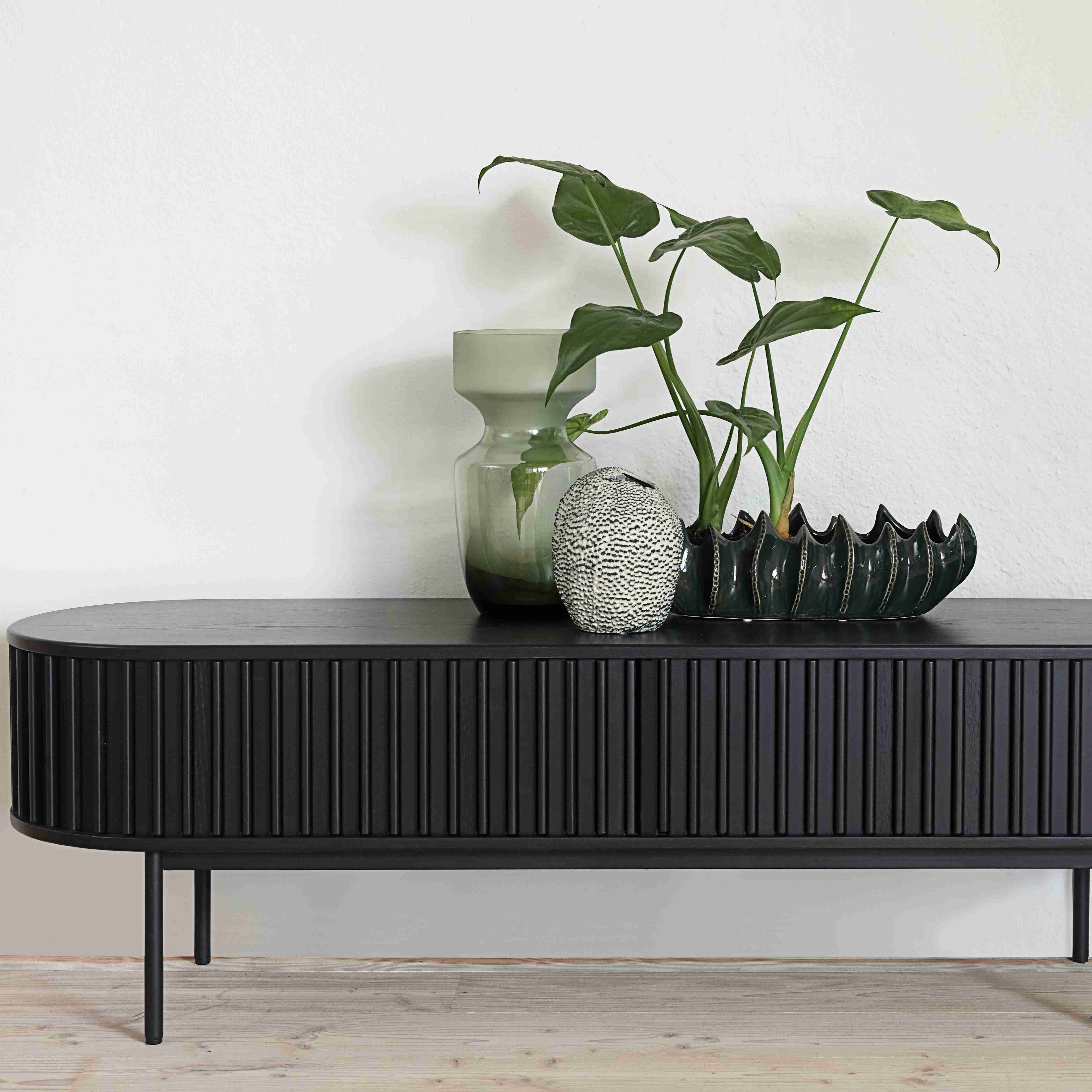 Cartago Tv-bord   Sort Eg