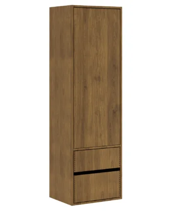43   Cm Mørkolieret Just Wood Original Bad Højskab Med   Skuffer
