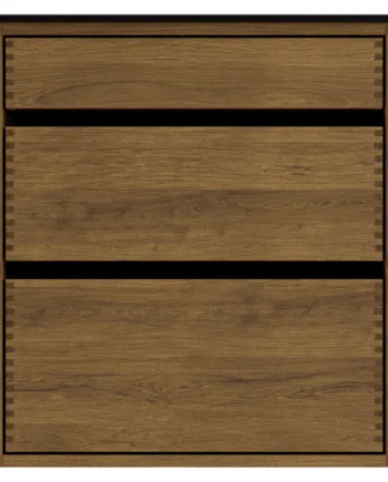 60 Cm Mørkolieret Just Wood Original Front Til Opvaskemaskine