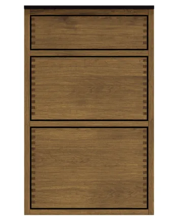 45 Cm Mørkolieret Just Wood Push Front Til Opvaskemaskine