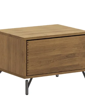 63   Cm Mørkolieret Just Wood Push Snedker Bænk Inkl    Skuffe 40 Cm Dybde Og Ben