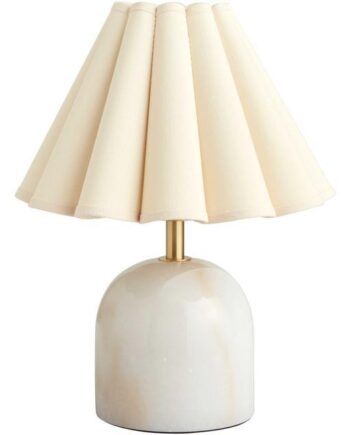 Decotique Lauren Petite Bordlampe Hvid Beige