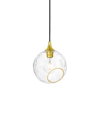 Design By Us Ballroom Diamond Cut Pendel Klar Guld
