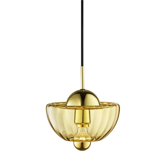Design By Us Lotus Pendel Amber Guld