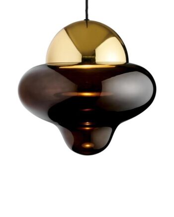 Design By Us Nutty   Pendel Brun Guld