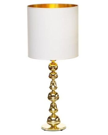 Design By Us Sheik Arab Bordlampe Hvid Messing