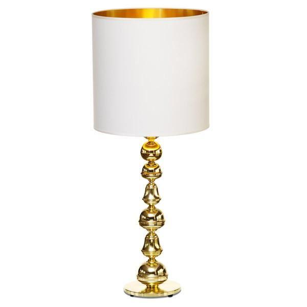 Design By Us Sheik Arab Bordlampe Hvid Messing