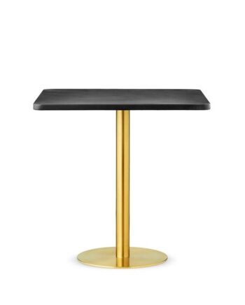 Design By Us Skins Sofabord 74x74 Guld Sort