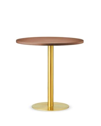 Design By Us Skins Sofabord ø74 Guld Brandy